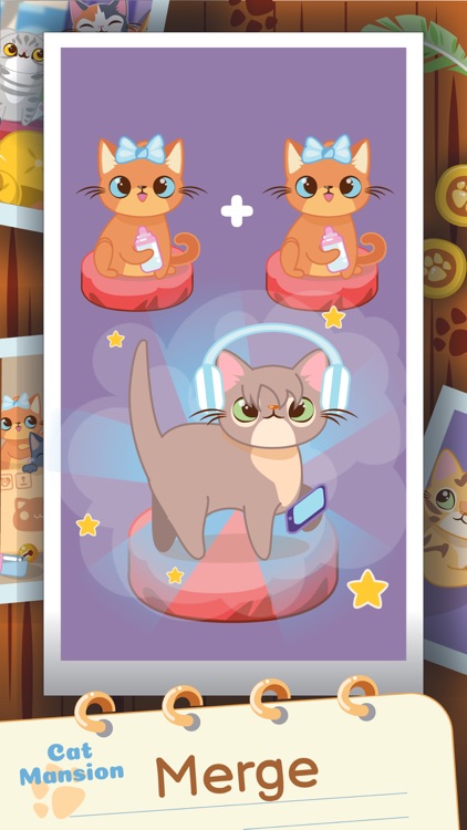 Cat Mansion - Merge&Match Game screenshot-0