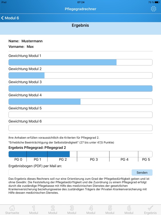 opta data Pflegegradrechner screenshot-3