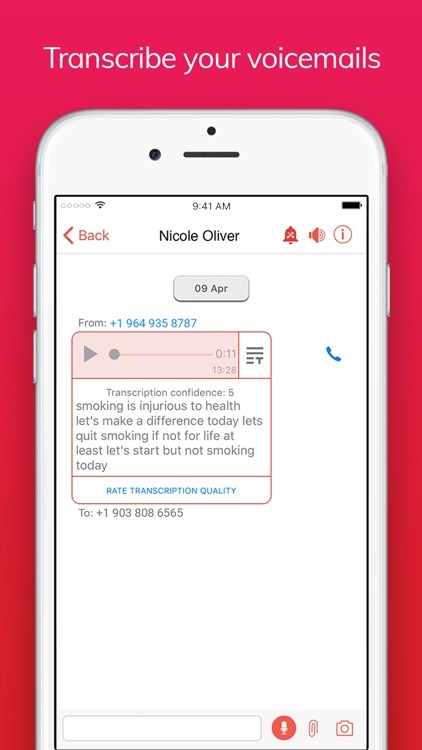 InstaVoice® Visual Voicemail screenshot-3