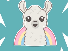 Llama Stickers & Emojis