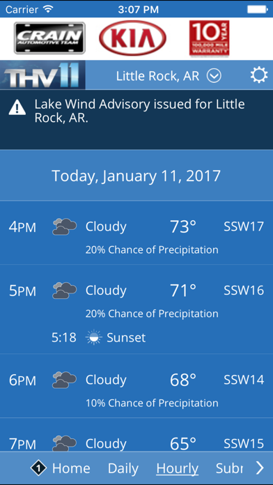 THV11 Weather screenshot 3