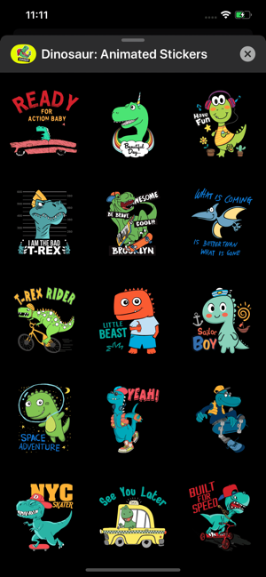 Dinosaur: Animated Stickers(圖5)-速報App