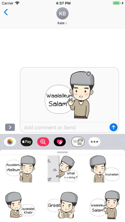 Muslim Boy Stickers Pack screenshot-8