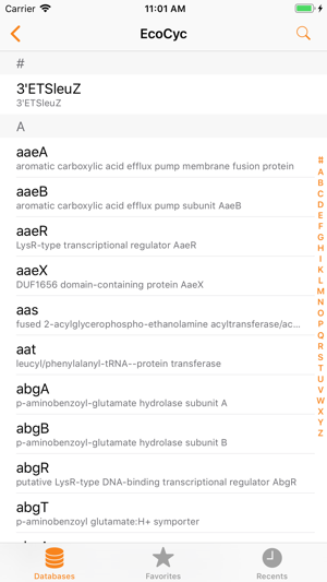 BioCyc Pathway/Genome DBs(圖2)-速報App