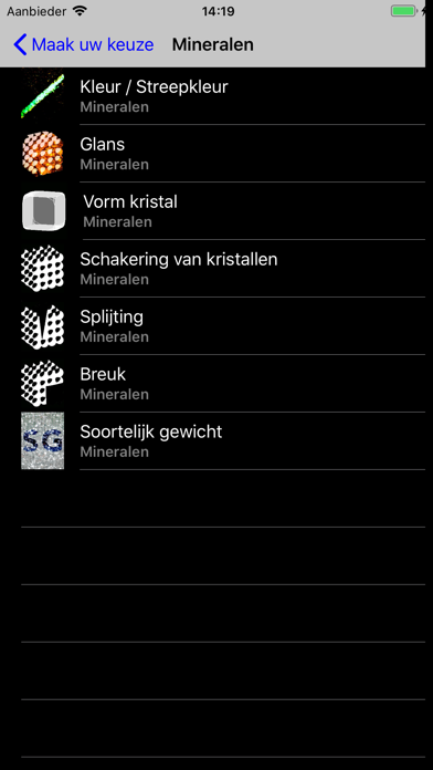 Gesteenten en mineralen screenshot 3