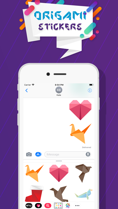 How to cancel & delete Special Origami Stickers from iphone & ipad 4