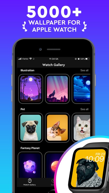 Watch Faces Gallery Apps 5000+ screenshot-4