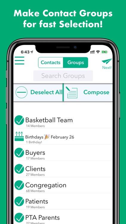 Hit Em Up: Mass Text, Bulk SMS screenshot-4