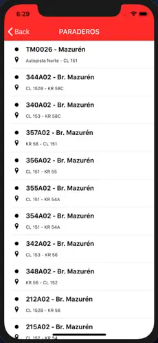 Captura de Pantalla 1 TransMi App iphone