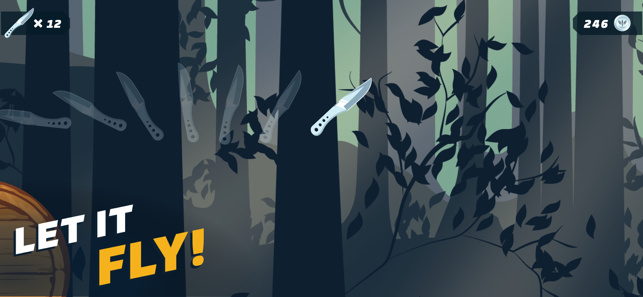 Blades Away: Knife Throwing, game for IOS