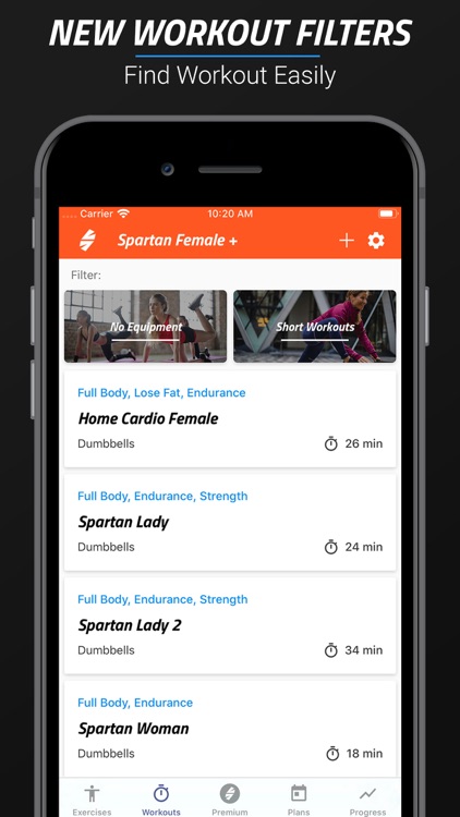 Spartan System Female PRO screenshot-0