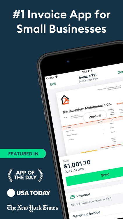 Invoice2go: Easy Invoice Maker screenshot-0
