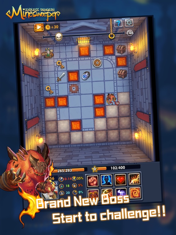 Minesweeper - Endless Dungeon screenshot 4