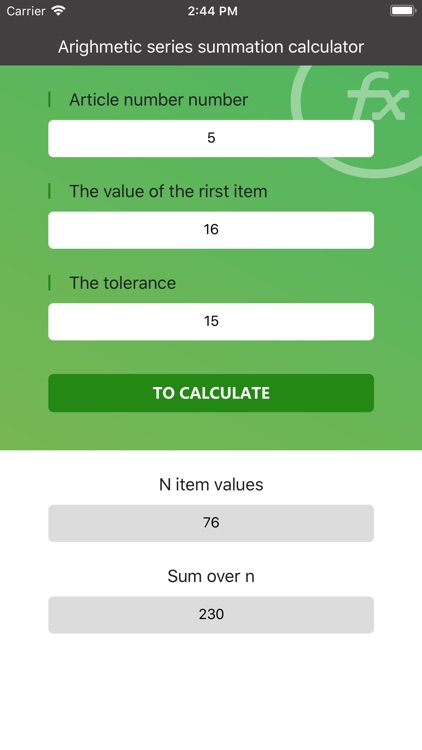 Arithmetic sequence calculatio screenshot-4