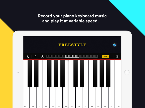 Piano keyboard - ピアノ 鍵盤とタイルゲームのおすすめ画像1