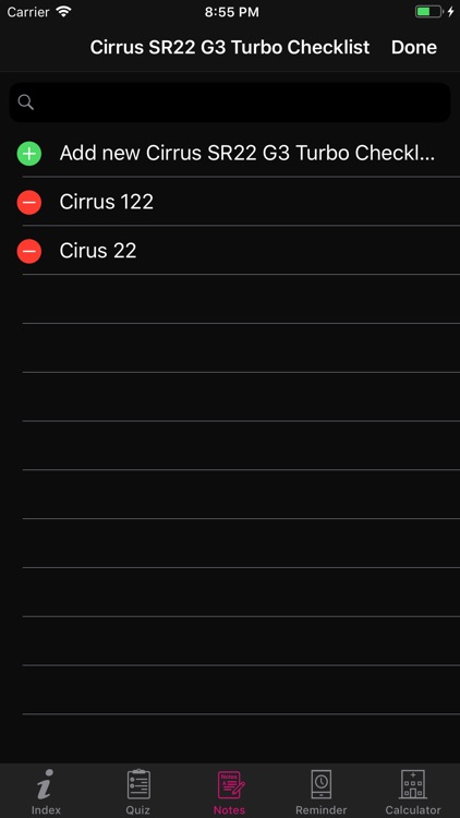 Cirrus SR22 G3 Turbo Checklist screenshot-5