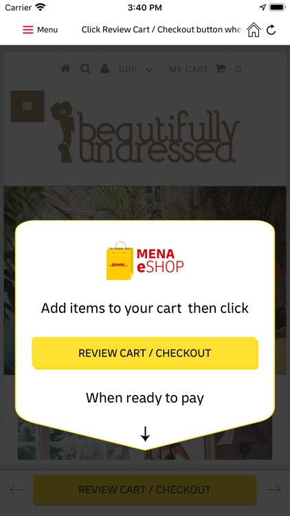 DHL MENA eShop