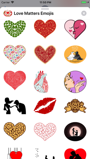 Love Matters - Emoji Stickers(圖6)-速報App