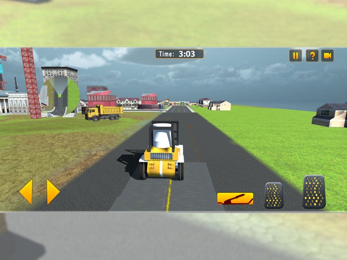 道路建筑及挖掘机 真正的城市建筑用起重机操作员和工程车模拟器