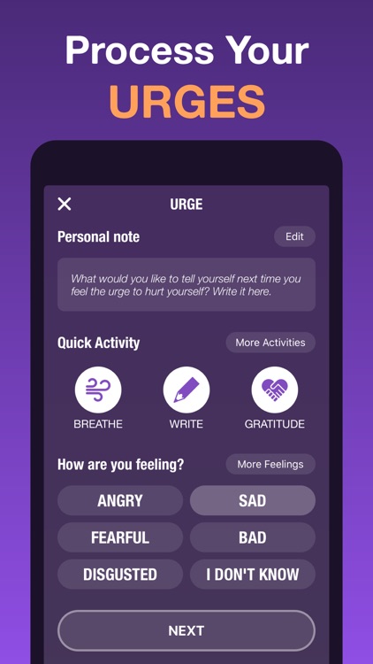 Self Harm Tracker + Counter screenshot-4