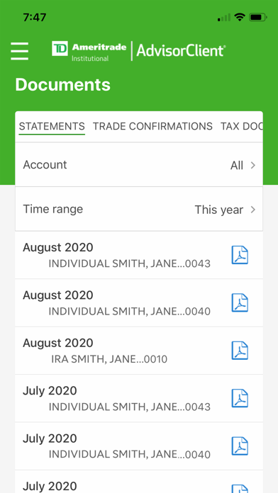 How to cancel & delete TD Ameritrade AdvisorClient® from iphone & ipad 3