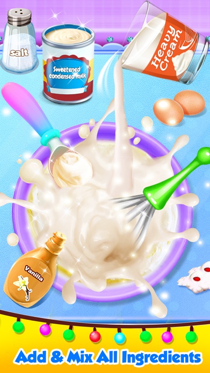 Carnival Unicorn Ice Cream