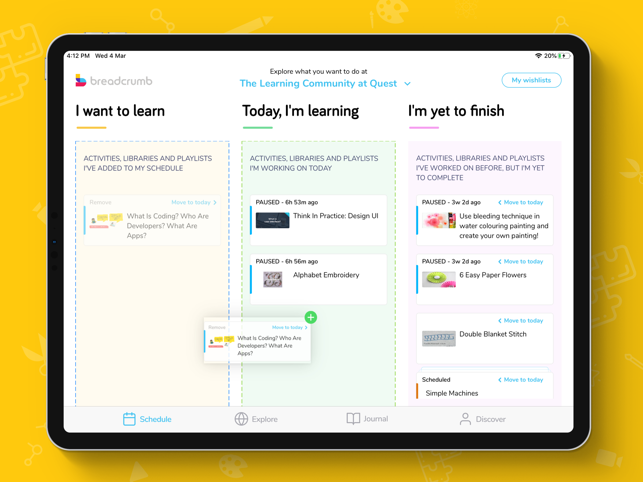 Breadcrumb - The Learning App