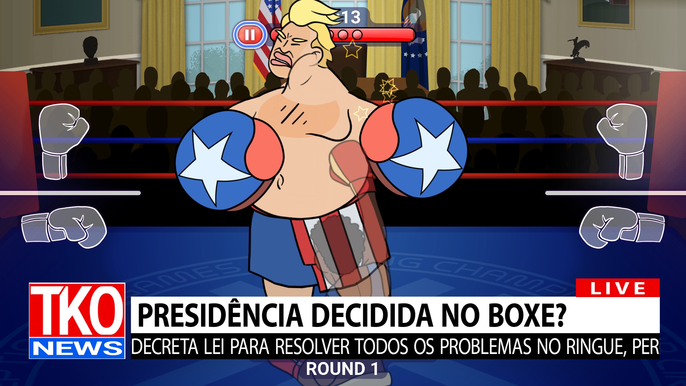 Screenshot do app Election Year Knockout
