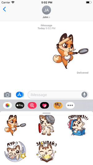 Fox and Cat sticker(圖3)-速報App