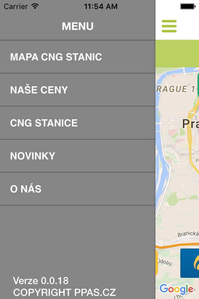 CNG stanice screenshot 2