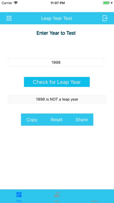How to cancel & delete Leap Year Test from iphone & ipad 1