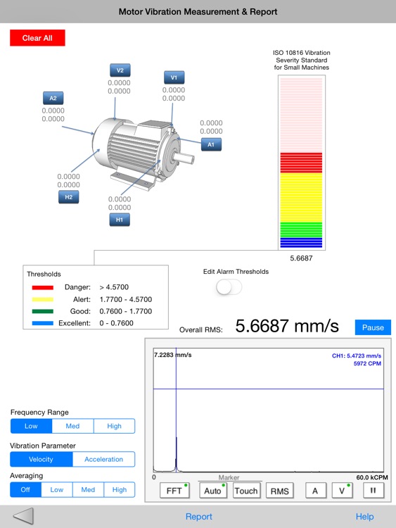 Motor Vibration Test