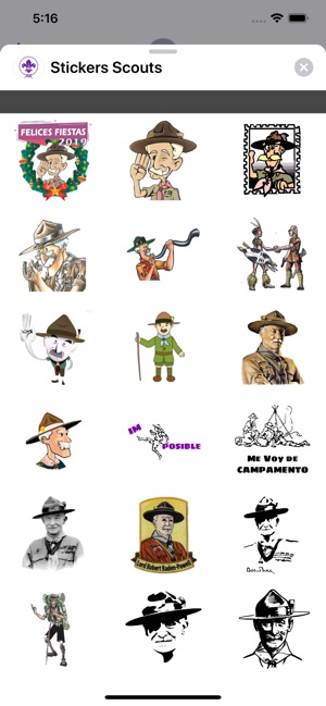 Stickers Scouts ملصقات الكشافة