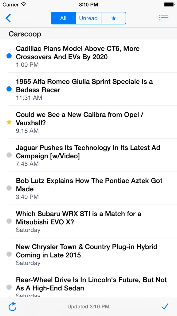 【图】Feeddler RSS News Reader(截图2) 【图】Feeddler RSS News Reader(截图2)
