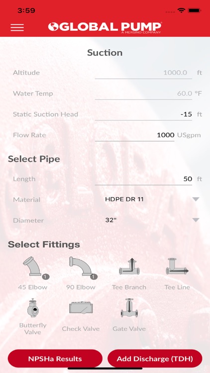 Global Pump Selector
