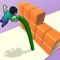 Try to avoid the obstacles you face and jump over the blocks by stacking pieces of pole to make yours bigger as you go