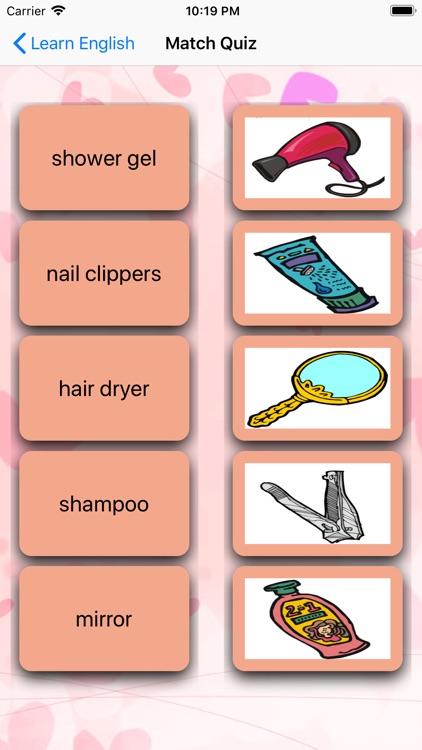 Personal Care products name