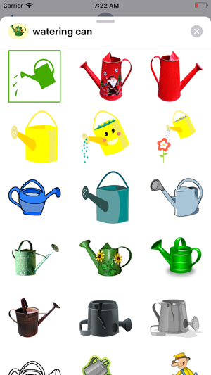 Watering Can Stickers