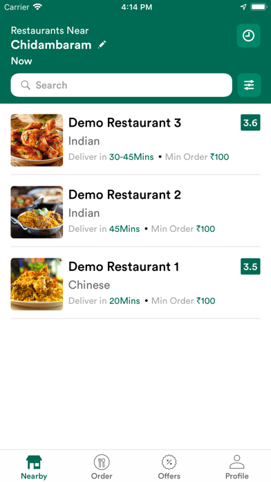 Zaaroz Food Ordering App screenshot 2