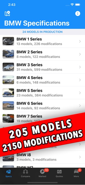 BMW Specs