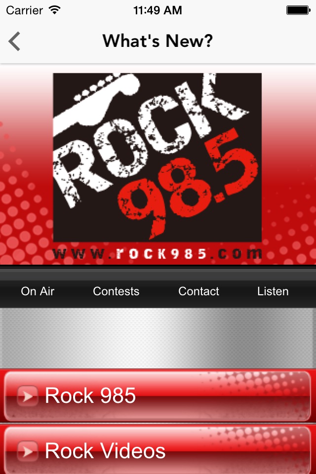 Rock 98.5 screenshot 2