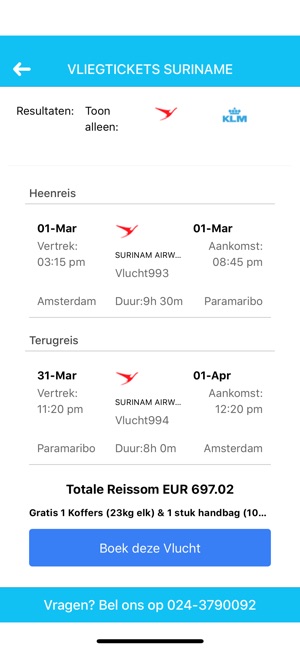 Suriname Vliegtickets(圖2)-速報App