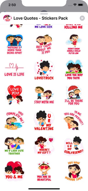 Love Quotes - Stickers Pack(圖2)-速報App