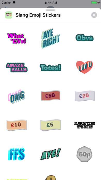 Slang Emoji Stickers screenshot 2