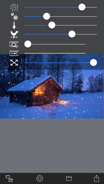 Snow Effect Video