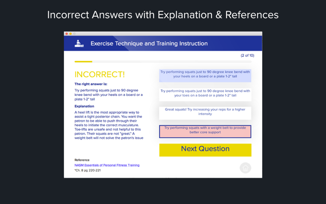 NASM CPT Practice Test 2018(圖3)-速報App