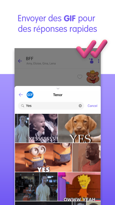 Viber Messenger: Appels Vidéo Viber Messenger: Appels Vidéo