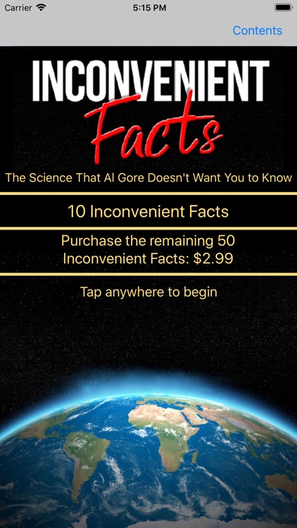 Inconvenient Facts