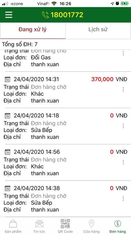 Gọi Gas HP 4.0 - HanoiPetro