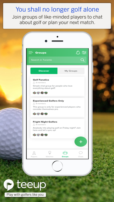 Tee Up - Find Golf Partners screenshot 3